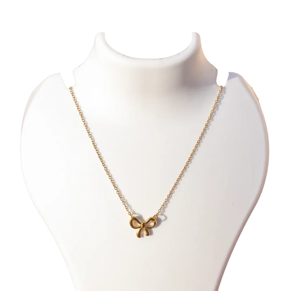 Simple Bow Necklace