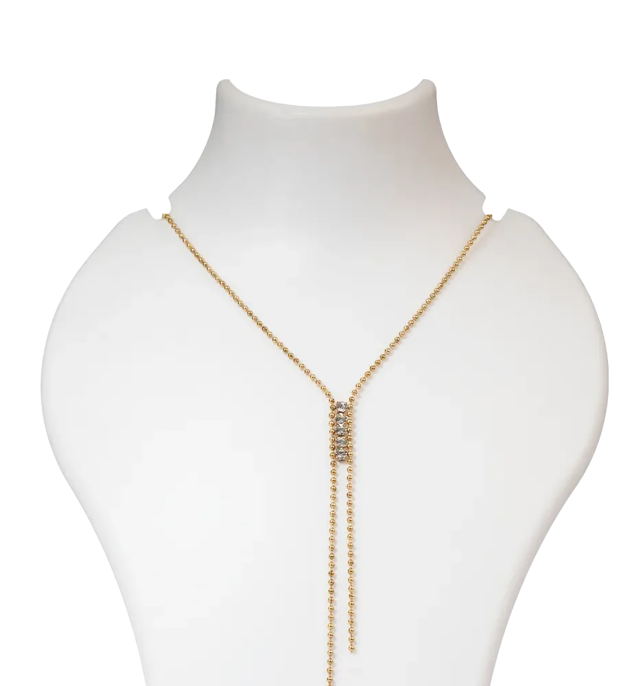 Cascade Y Necklace