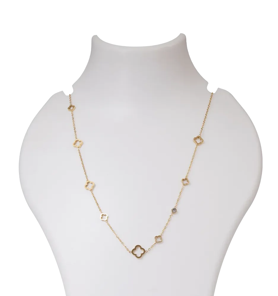 Clover Grace Charm Necklace